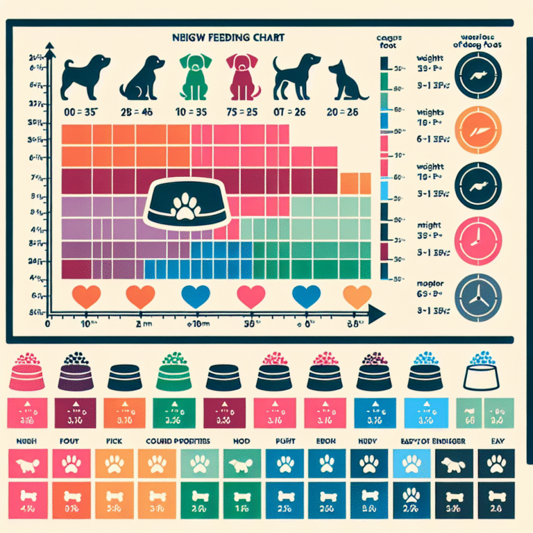 small dog feeding chart based on weight for easy reference